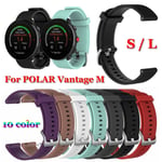 Watch Bracelet 22mm Strap Silicone Watch Band Wristbands For Polar Vantage M