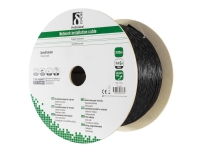 DELTACO - Samlet kabel - 305 m - U/FTP - halogenfri, utendørs, solid - svart