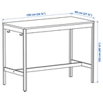 IKEA IDÅSEN underrede för bordsskiva 139x69x102 cm