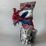 28Cm Marvel Spiderman Far from Home Figure the Avengers Spider Man Statue Action