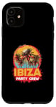 Coque pour iPhone 11 Équipe de vacances Ibiza Party Crew