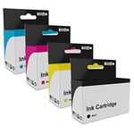 Prestige Cartridge LC221 Lot de 4 Cartouches d'encre pour Imprimante Brother MFC-J480DW/MFC-J680DW/DCP-J562DW - Couleurs Assorties