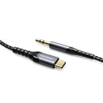 Joyroom USB-C till 3.5mm AUX Kabel, 2m - Svart