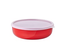 Mepal – Kitchen Storage Bowls Lumina – Food Storage containers with lid Suitable for Fridge, Freezer, steam Oven, Microwave & Dishwasher – Bowl with lid – 2000 ml – Nordic red