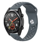 22mm Huawei Watch GT / Honor Magic silicone watch band - Grey