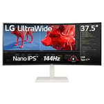 LG UltraWide Curved Monitor 38WR85QC, 38 Inch, 3840 x 1600, 144Hz, 1ms Response Time, IPS Display, HDR 10, NVIDIA G-Sync & AMD FreeSync compatible, Smart Energy Saving, DisplayPort, HDMI, USB - C