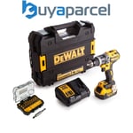 Dewalt DCD796 18v XR Brushless Combi Hammer Drill 4ah and Bit Set XMS21DCOMBI