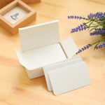 100 st spelkort tomt hårt papper kort papper DIY brädspel Vit White