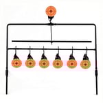 Garden Mile Shooting Targets Self Resetting Swinging Target Spinner Pistol Shooting Practice - Freestanding and Portable Shot Air Gun Rifle Hunting Accessories Practice for Indoor Outdoor - Set of 8