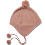 Konges Sløjd Tomami knit hat – rose blush - 12-18m