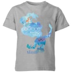 T-Shirt Enfant Disney Silhouette Princesse Ariel La Petite Sirène - Gris - 5-6 ans - Gris