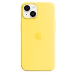 Apple iPhone 14 Silicone Case with MagSafe - Canary Yellow Silky - Soft Touch Finish