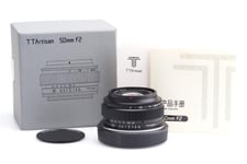 Ttartisan 2/50mm Black F. Canon EOS R RF Full Frame (1717261370)