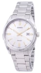 Casio Enticer Analog Stainless Steel Silver Dial MTP-1302D-7A2VDF 50M Mens Watch