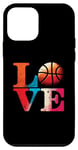 iPhone 12 mini Love Basketball - Vintage Colorful Basketball Ballin Lover Case