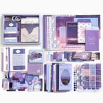 Estetiskt Scrapbooking Kit Vintage Junk Journal med Dagbokstillbehör/Scrapbook Retro DIY Scrapbooking Papper Planne