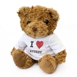 NEW - I LOVE AUBREY - Teddy Bear Cute Cuddly - Gift Present Birthday Valentine