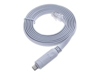 Microconnect - Nätverkskabel - 24 Pin Usb-C (Hane) Rak Till Rj-45 (Hane) Rak - 1.8 M - Ljusblå