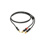 Klotz KY7 MiniLink Pro y-cable Minijack - 2 x RCA 1,5m