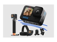 GoPro HERO11 Black - Avec kit d'accessoires - caméra de poche - 5.3K / 60 pi/s - 27 MP - Wireless LAN - sous-marin jusqu'à 10 m - noir