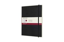 Moleskine, Notebook Paper Tablet, Digital Notebook with Ruled Pages and Hard Cover - Notebook Suitable to Use with Pen Moleskine +,  Black Color - Extra Large Size 19 x 25 cm