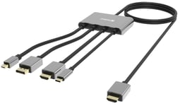 Sandberg HDMI Multi Display Adapter - 4-i-1 - 4K/60Hz