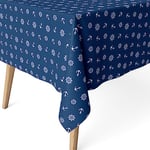 Martina Home Ancora Blue Resin Tablecloth, 240 x 140 cm
