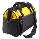 Shoze Heavy Duty 16'' Tool Bag Muti Purpose Hard Bottom Toolbag DIY Storage Case + Shoulder Strap