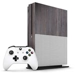 Xbox One S Dark Wooden Planks Console Skin/Cover/Wrap for Microsoft Xbox One S