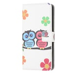 Reevermap Samsung Galaxy A21S Case, Flip Phone Case Shockproof Wallet PU Leather Cover for Samsung Galaxy A21S with Magnetic Closure Stand Card Slots, Couple Owl