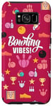 Galaxy S8+ Bowling Vibes Strike Pins and Ball Pattern Girls or Women Case