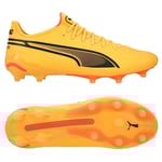 PUMA King Ultimate Fg/ag Forever Faster - Orange/PUMA Svart/rosa Dam, storlek 41