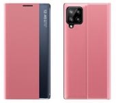 Flip Fodral Slim - Samsung Galaxy A12 Time Window Rosa