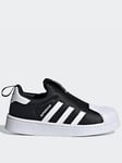 adidas Originals Superstar 360 Shoes, Black/White, Size 13.5 Younger