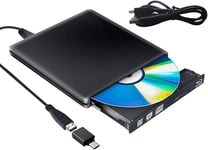 External Blu Ray DVD Drive 3D,USB 3.0 Bluray Disc Burner Reader Burner Slim BD