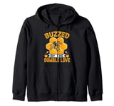 Buzzed by the Bumble Love Bumblebee Zip Hoodie