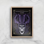 Dungeons & Dragons Dungeon Master Giclee Art Print - A4 - Wooden Frame