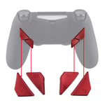 eXtremeRate Scarlet Red Replacement Redesigned Back Buttons K1 K2 K3 K4 Paddles for ps4 Controller Dawn Remap Kit