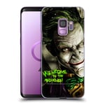 Head Case Designs Officially Licensed Batman Arkham Asylum Joker 2 Key Art Hard Back Case Compatible With Samsung Galaxy S9