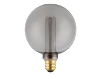 Eglo E27 Led G125 Dekorativ Glödlampa Med Rökig Glob Och Varmvitt Ljus