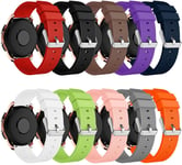 Simpleas compatible with Garmin vívomove 3 (44MM) / Luxe (42MM) / Vivoactive 3 Watch Strap, Premium Soft Silicone Watch Band Replacement Wristbands (20mm, 10PC01)