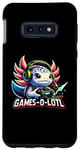 Coque pour Galaxy S10e Games-O-Lotl Axolotl Manette de jeu vidéo