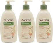 Aveeno Yogurt Body Cream Normal To Dry Skin Apricot and Honey Scent 300ml X 3