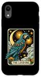iPhone XR Funny Macaw Parrot Moon Tarot Card Men Women Parrot Lover Case