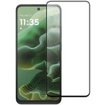 Heltäckande Härdat Glas Skärmskydd Motorola Moto G35 svart