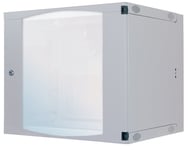 Intellinet 713795, Väggmonterad Rack, 12U, 30 Kg, Knapplås, 20,5 Kg, Grå