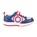 CERDÁ LIFE'S LITTLE MOMENTS Optima Enfant de Captain America | Chaussures Combinaison de Style, de Confort et de Sport optimale, Gris, 27 EU