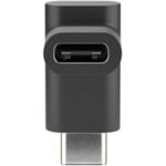 Fuj:tech USB-C 90° vinkeladapter, svart