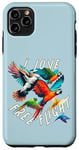 iPhone 11 Pro Max I Love Free Flight Free Flying Parrot Bird Training Owner Case