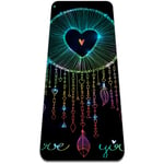 Yoga Mat - Dreamcatcher - Extra Thick Non Slip Exercise & Fitness Mat for All Types of Yoga,Pilates & Floor Workouts